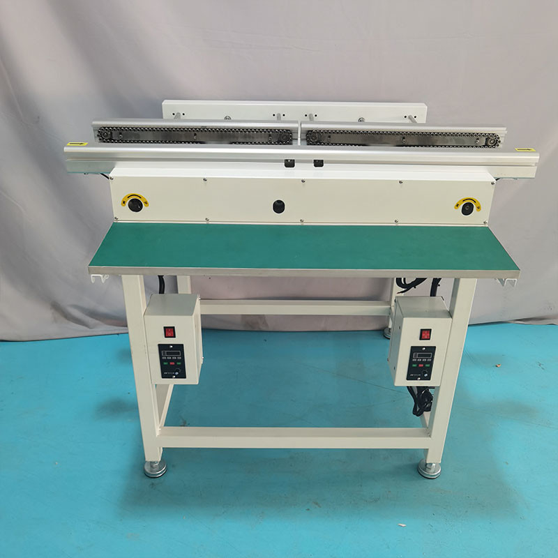 30W PCB Handling Equipment Wave Solder Pcb Inspection Conveyor